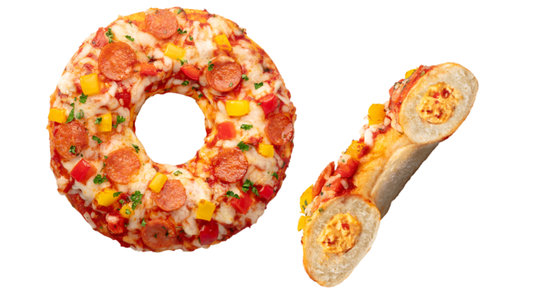 Pizza Donut Salami Pepper