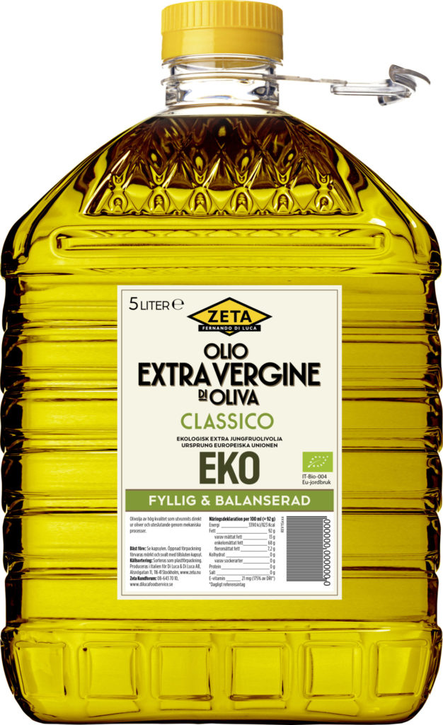 Ekologisk Olivolja Extra Vergine Classico 5 liter