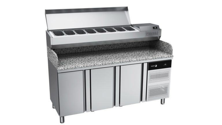 Pizzabänk inkl kylränna – 2000x800mm