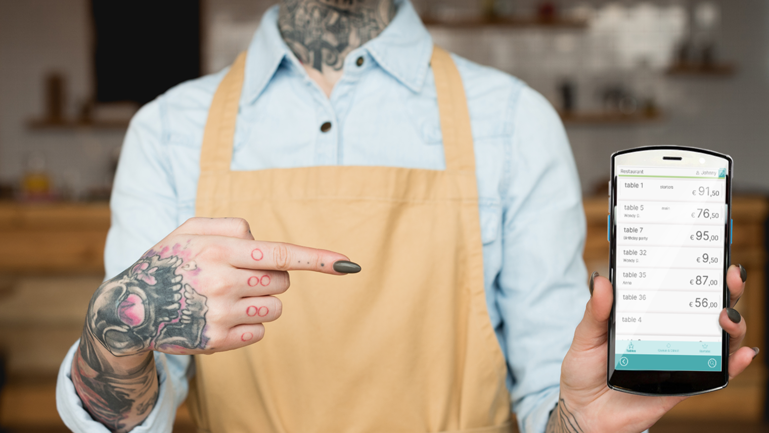 Trivec Handy – tableside ordering