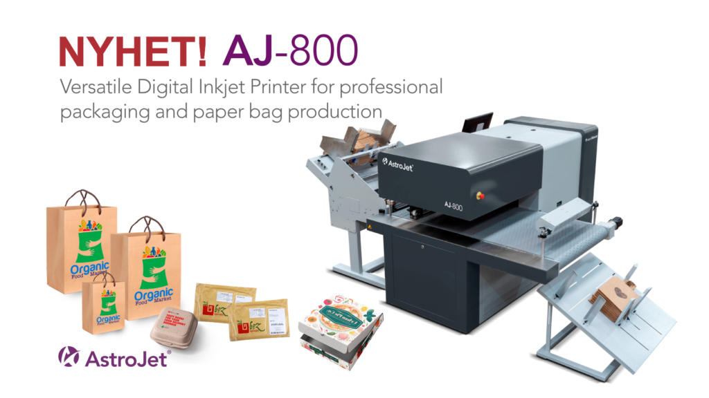 AJ-800 Digitaltryck för professionell förpacknings- och papperspåseproduktion