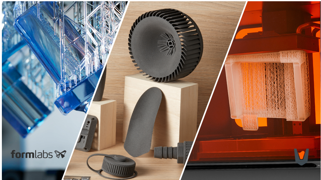 3D-printers from Formlabs (SLA + SLS)