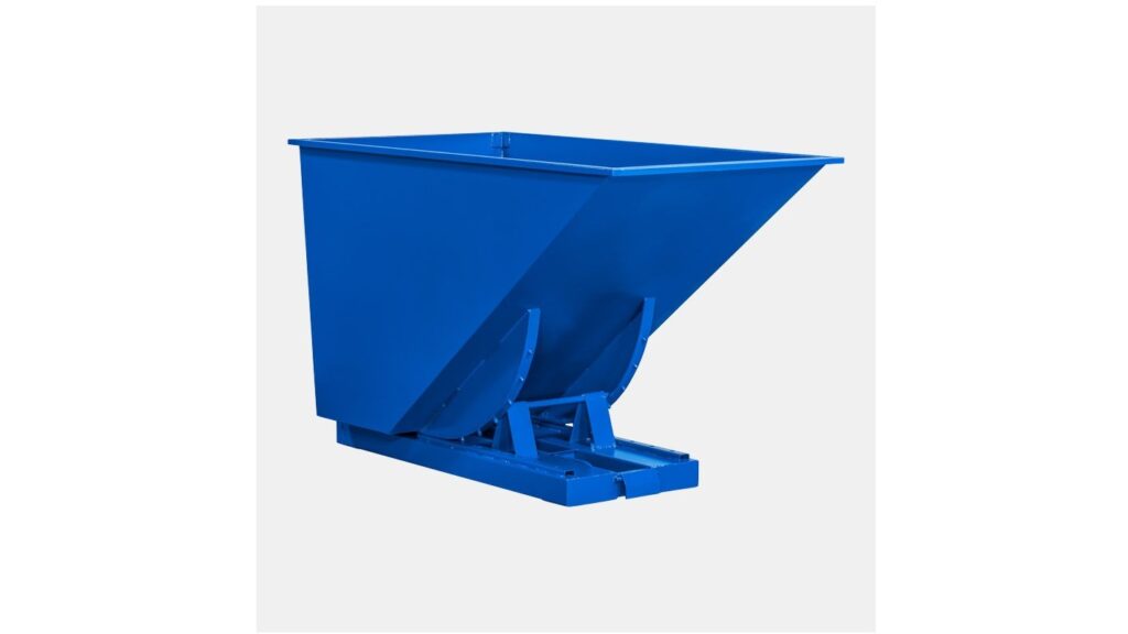 TIPPCONTAINER 1600 LITER BLÅ Rymlig tippcontainer för avfallshantering.