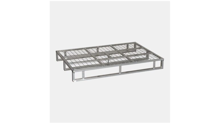 128-1 STÅLPALL MED NÄTBOTTEN Robust stålpall med nätbotten, 1200 x 800 mm.