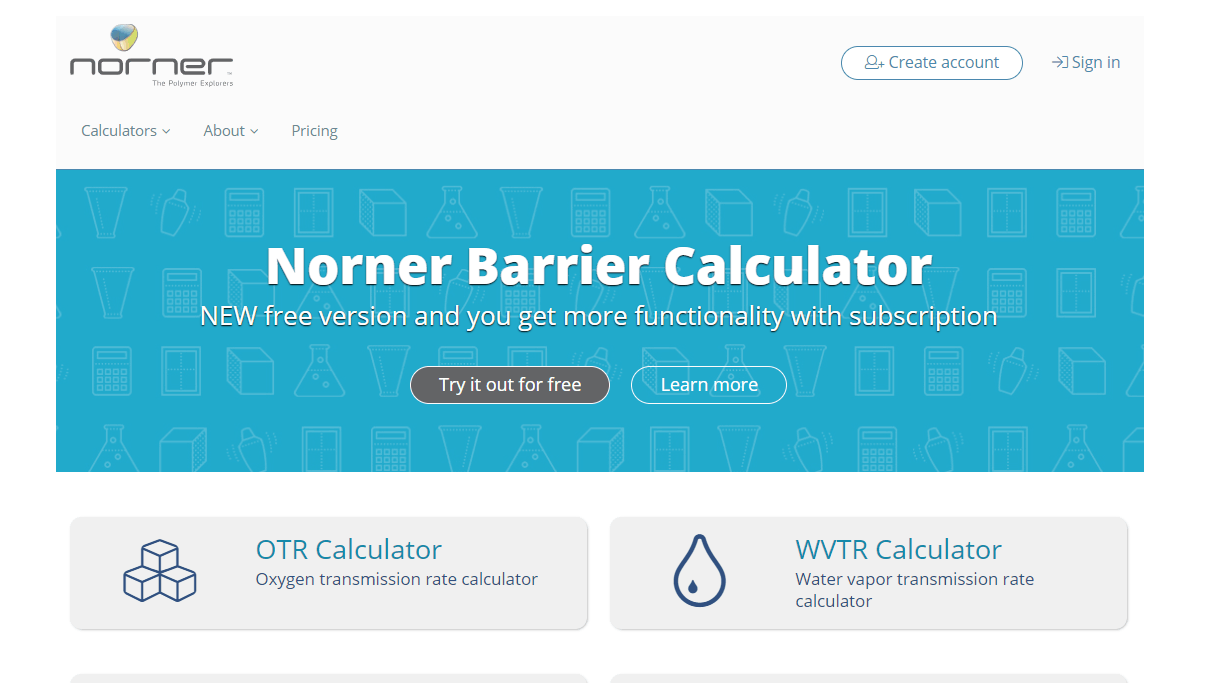 Barrier Calculator Plastteknik Nordic
