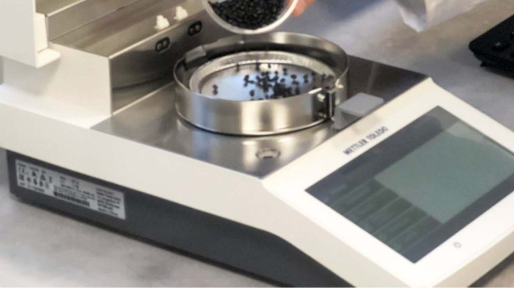Moisture meter: Residual moisture content