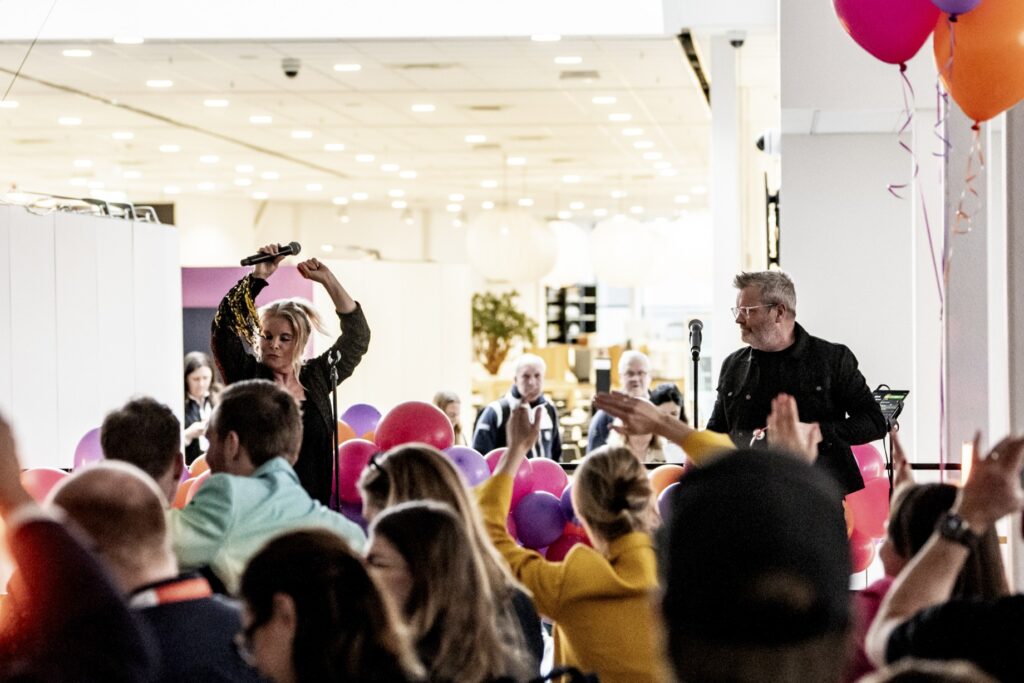 Micke Syd och Susie på scen