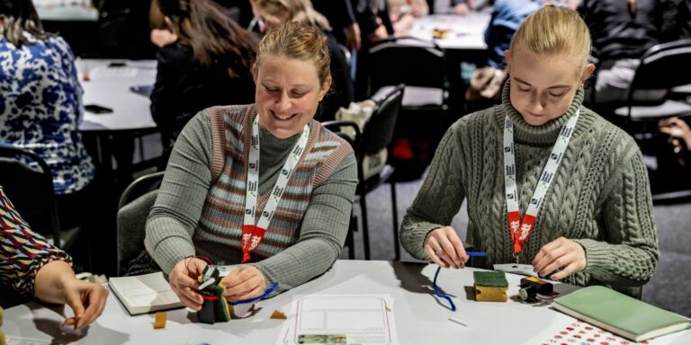 Göada besökare på workshop