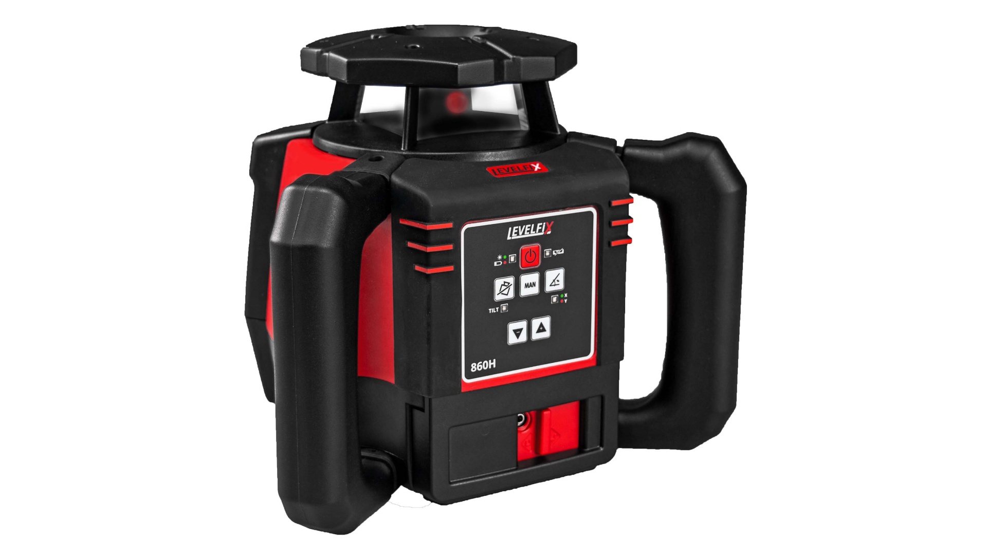 Horizontale bouwlaser Levelfix 860H met baak & statief