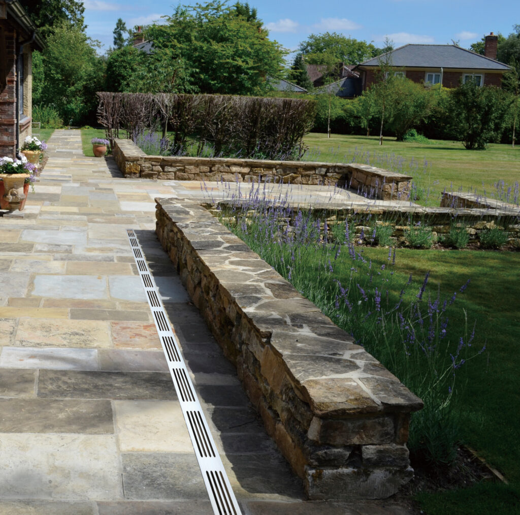 Star Drain installation