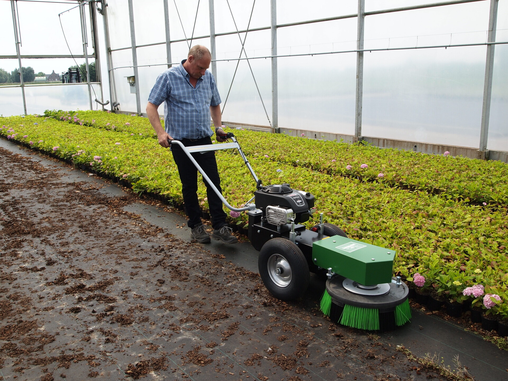 Geotex PRO® Reiniging- en onkruidmachine voor de tuinbouw