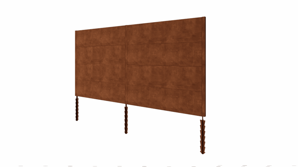 Schutting horizontale panelen