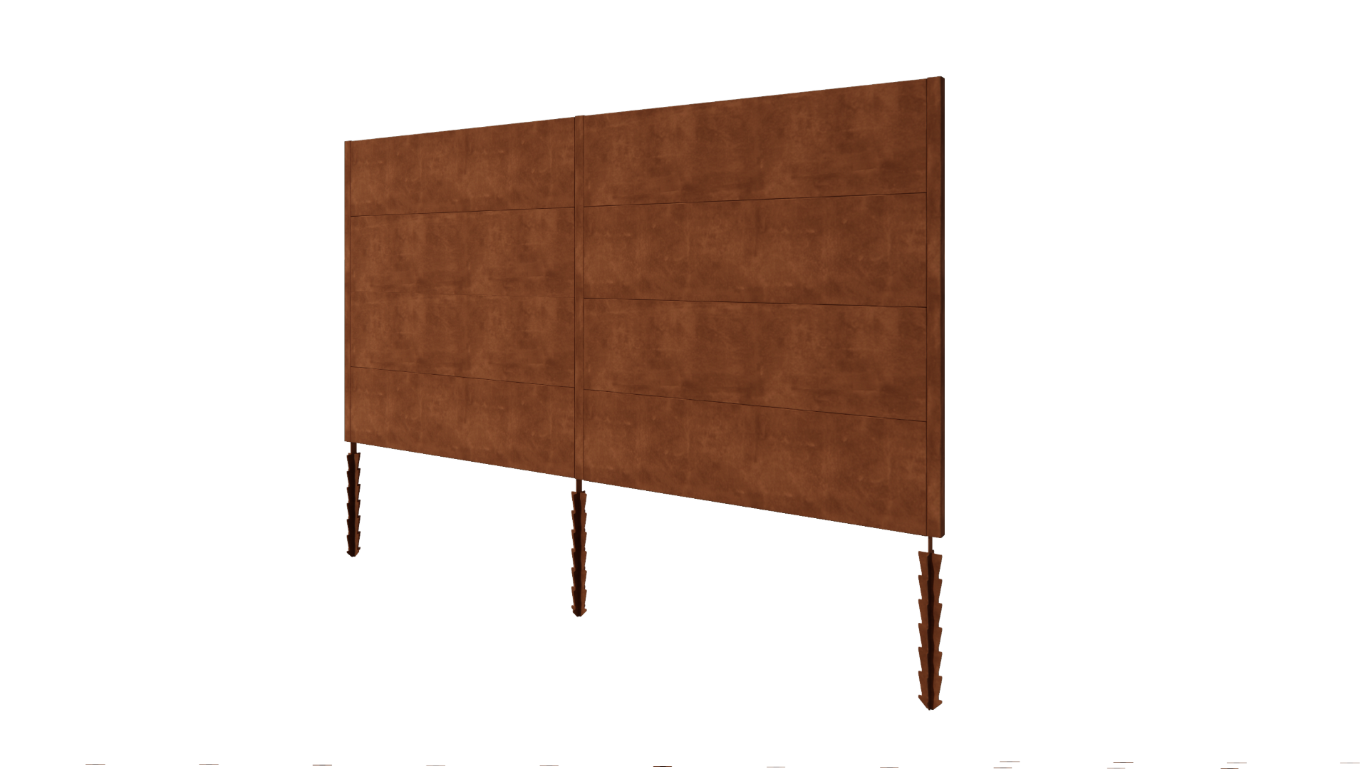 Schutting horizontale panelen