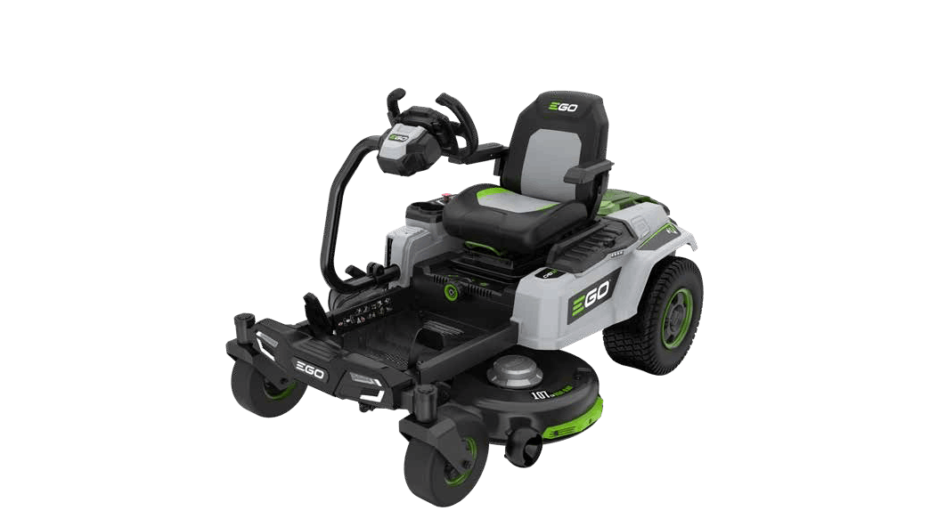EGO Z6 Zero Turn Aufsitzmäher ZT4200S batteriebetrieben mit Lenker
