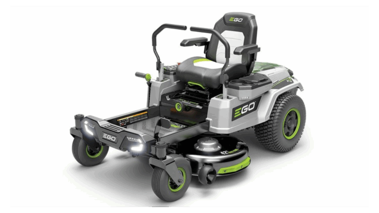 EGO Zero Turn zitmaaier met accu aandrijving