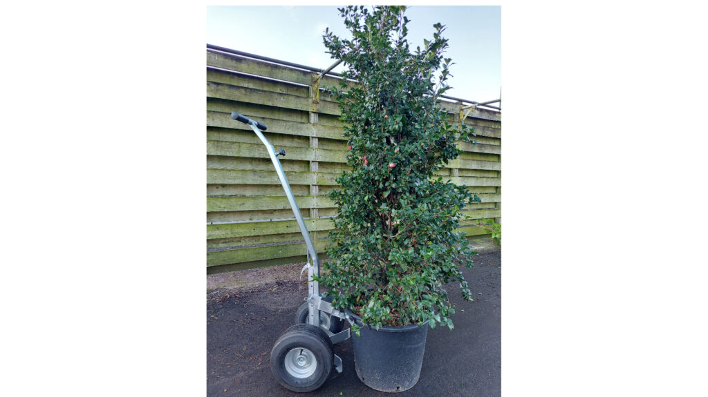 Potten transportkarren