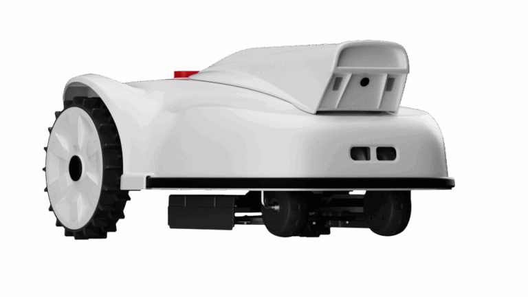 Svea Alva maairobot tot 2000m2 per dag. Geen draden nodig, navigatie op RTK+ samen met Visionsensor