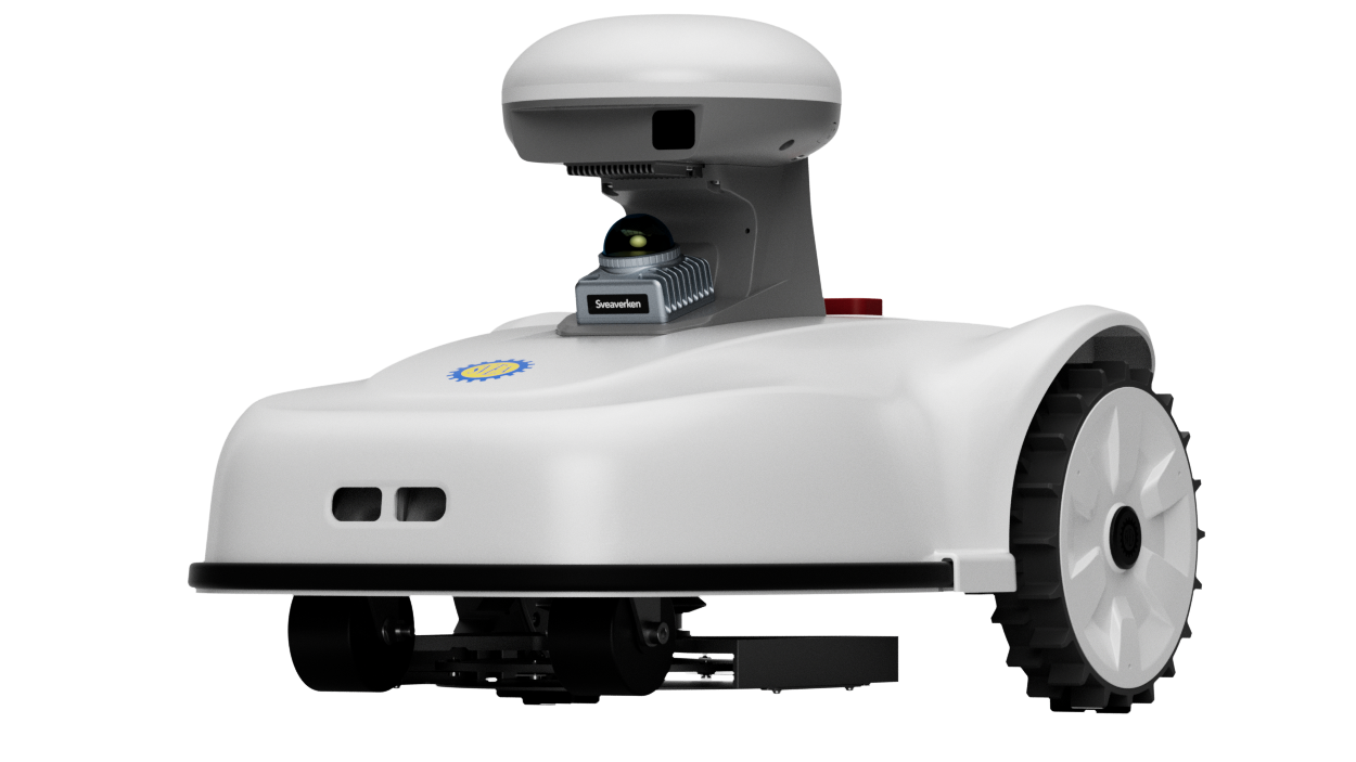 SVEA Blix robotmaaier 3000 m2 op 3D LiDAR Camera (Gazonrobot zonder draden en GPS)
