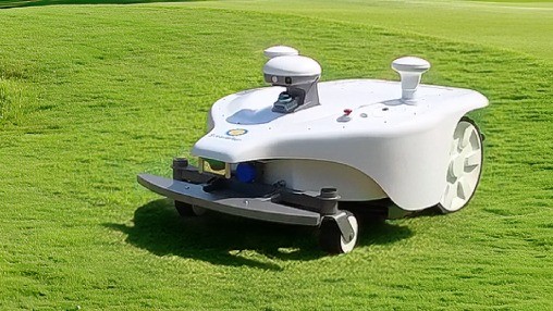 Thor-Mähroboter mit 3D-LiDAR-Kamera für Parks, Sportplätze und Golfplätze. Mäht 3,5 Hektar pro Tag.