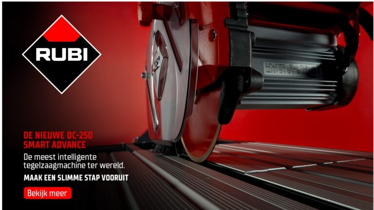 RUBI bringt die neue elektrische Säge DC SMART ADVANCE auf den Markt – die erste automatische und intelligente Säge auf dem Markt.