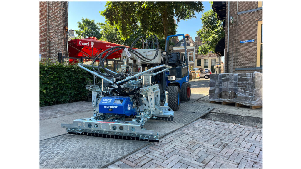 Probst HVZ Pavertron bestratingsklem uitgeleverd aan B&L Bestratingen