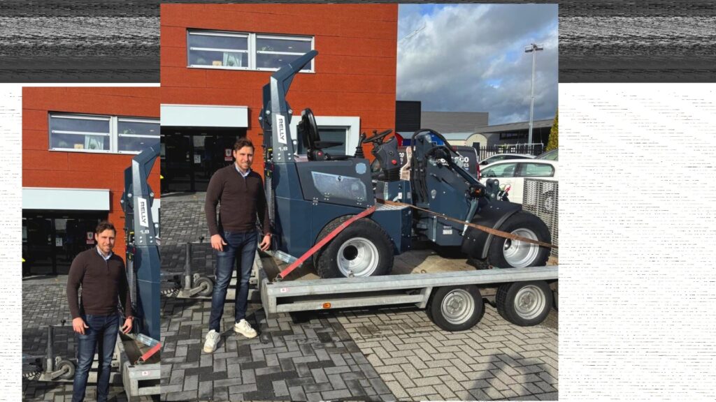 Relly 1.8C mini shovel uitgeleverd aan Nijverdal Infra