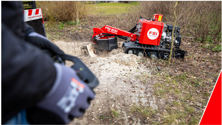 FSI – stobbenfrees demonstratie