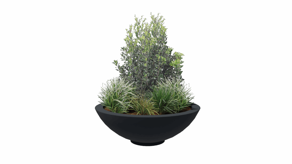 Polyester plantenbakken