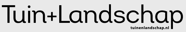Logo van Tuin+Landschap met websiteadres