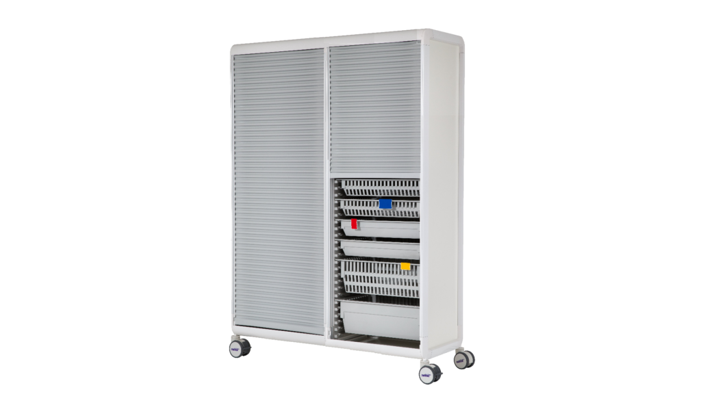 Chariots modulaires ISO avec volet roulant