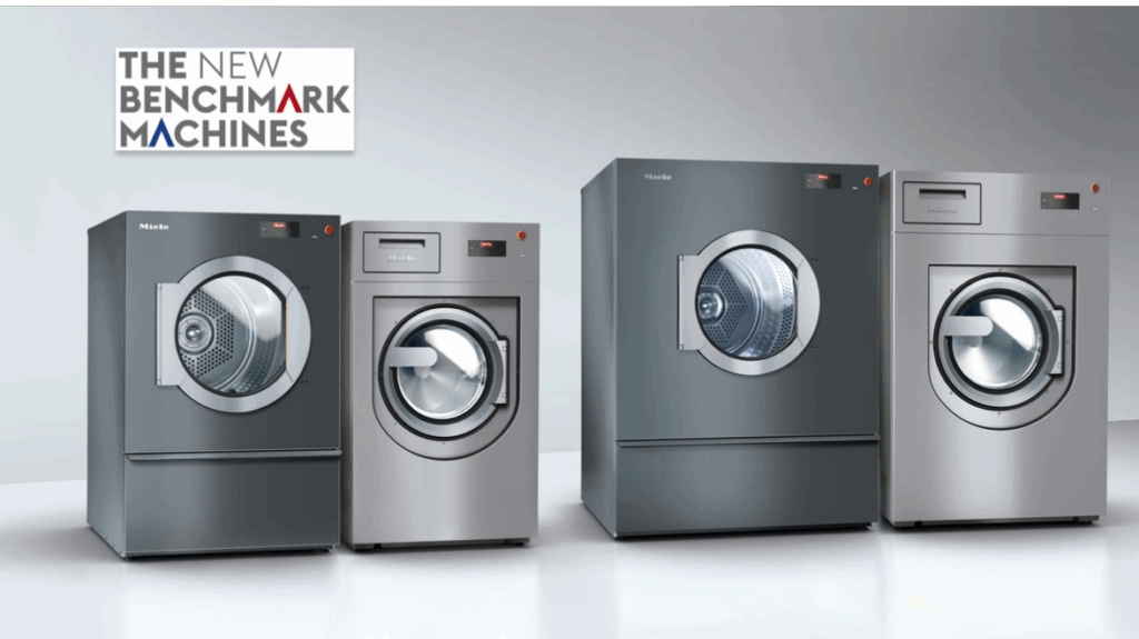 Miele Professional: De wasmachines en droogkasten van de nieuwe generatie Benchmark.