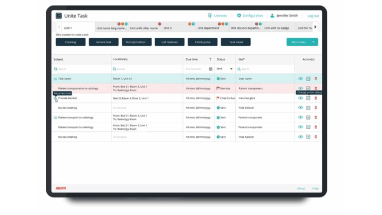 Ascom Unite – Het platform om de workflows in goede banen te leiden