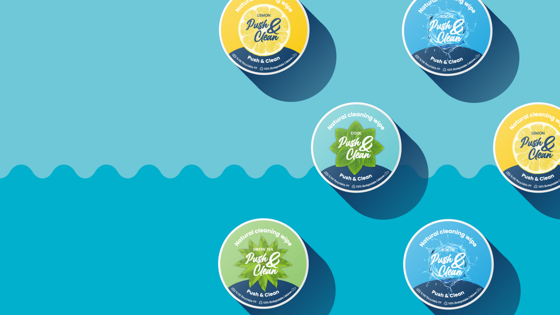 Push & Clean – Lingettes 100% naturelles et recyclables