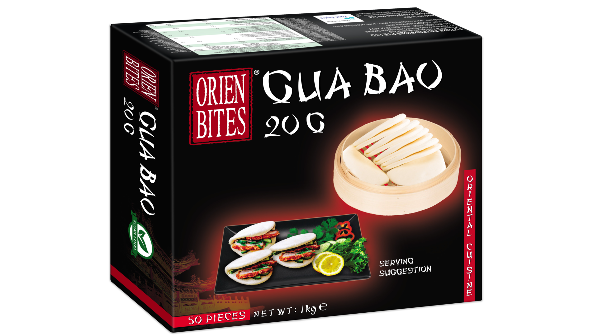 Gua Bao 20 gr (aussi 40g & 70g) Horeca Expo