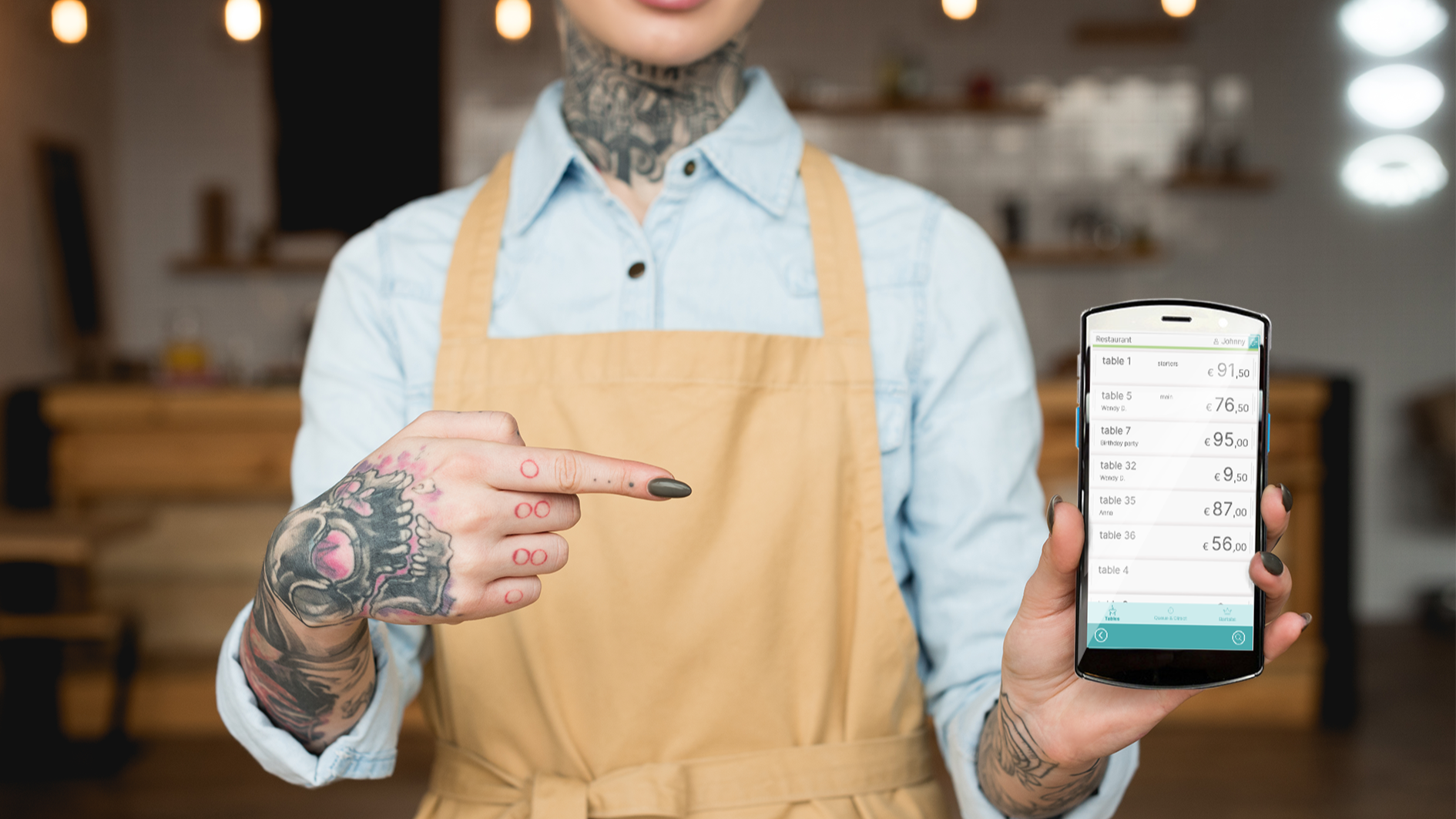 Trivec Handy – quick tableside ordering