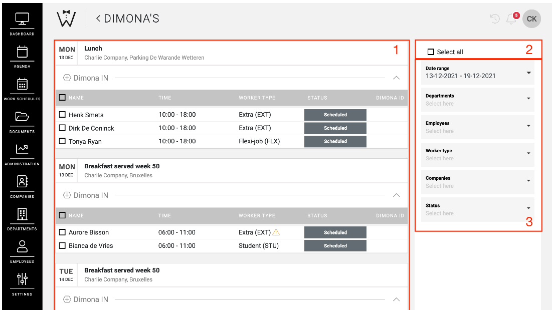 L’intégration Dimona