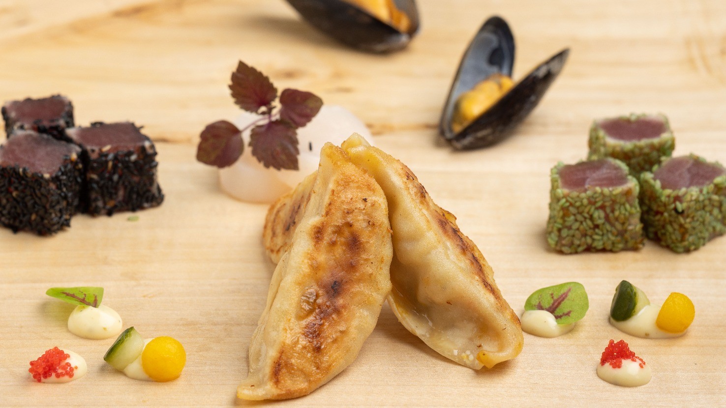 Dutch Dumplin Garnaal met verse Tonijn