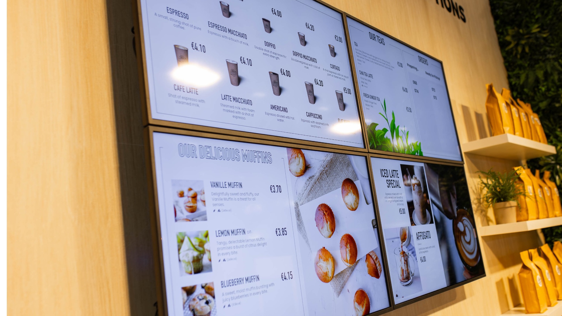 Tableaux de Menus Interactifs