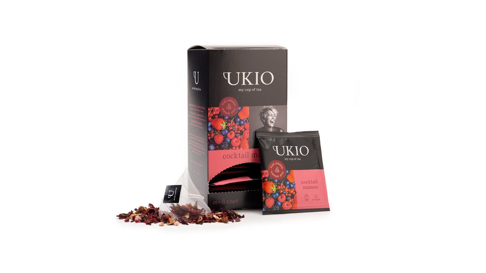 Ukio Cocktail Maison Losse cocktail maison thee in een handig zakje – 20 piramide builtjes, individueel verpakt