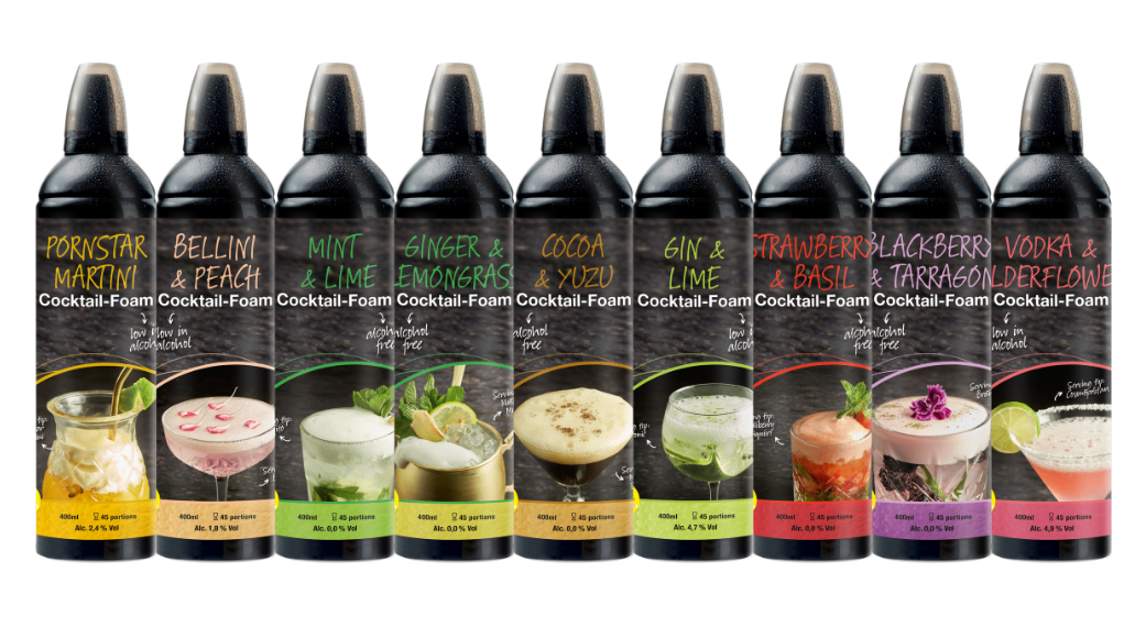 Cocktail-Foams
