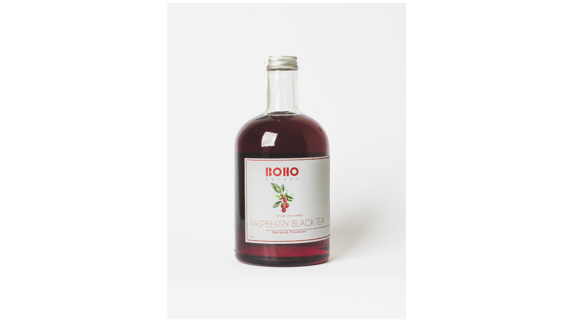 Sirop de Thé Noir Framboise