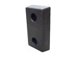 Vaste rubberen stootblokken