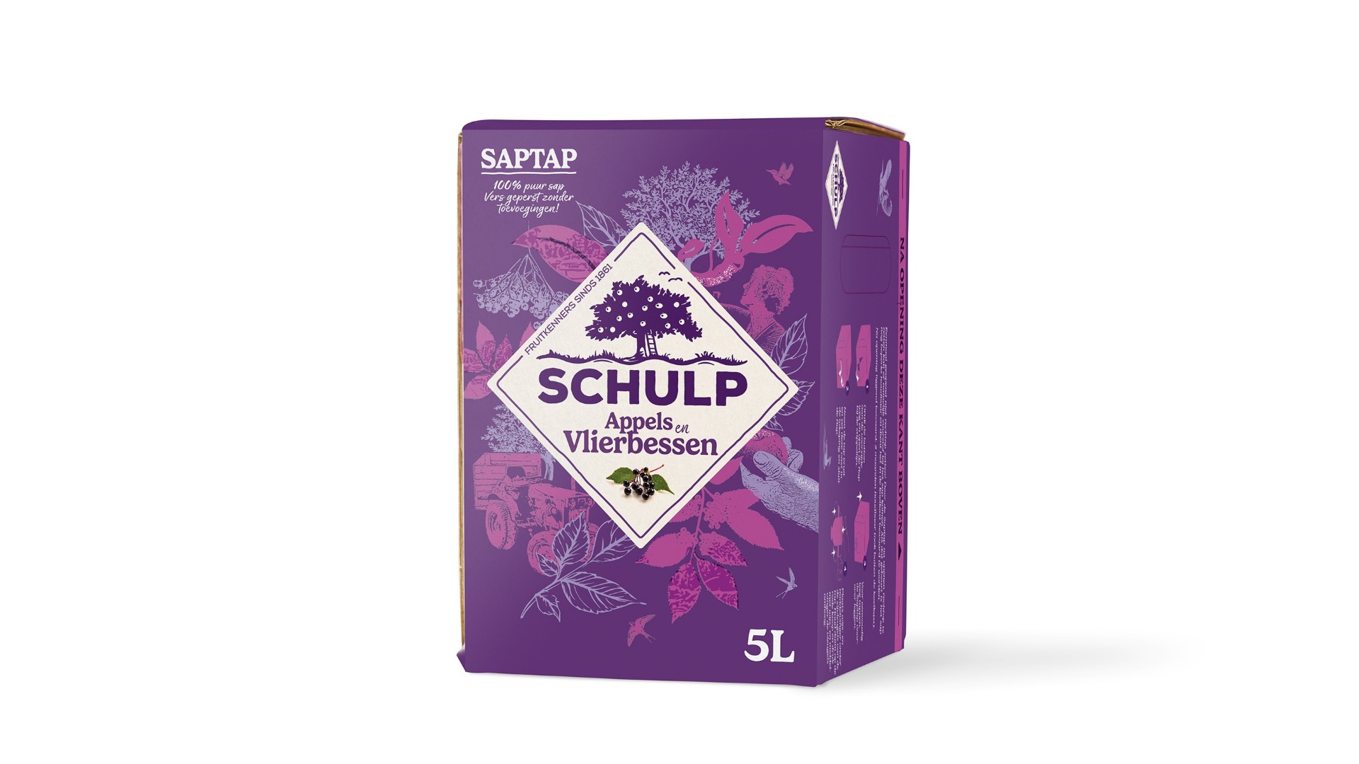 Saptap appel-vlierbes 5 liter