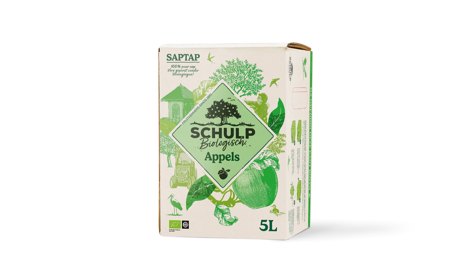Saptap appel biologisch 5 liter