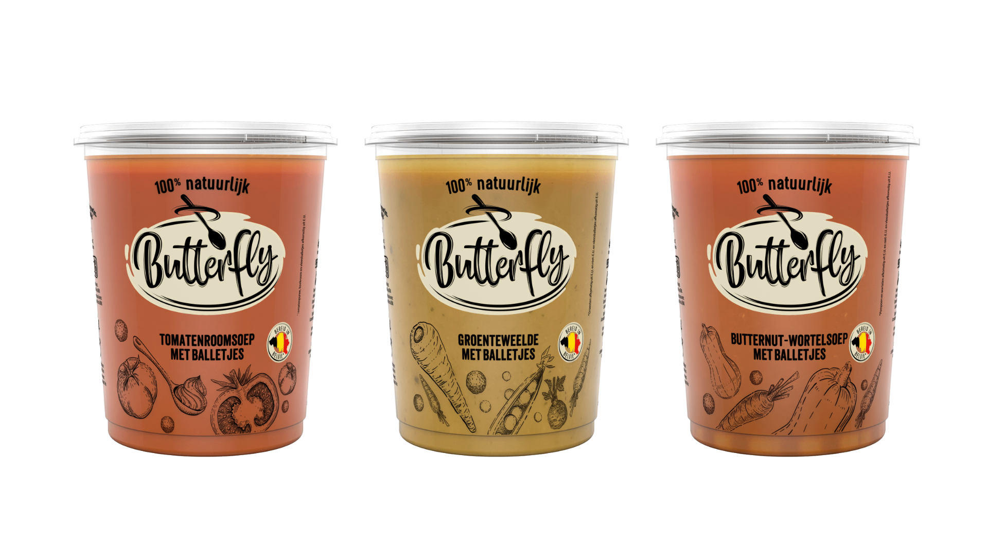 Nos soupes fraiches: 100% naturelles