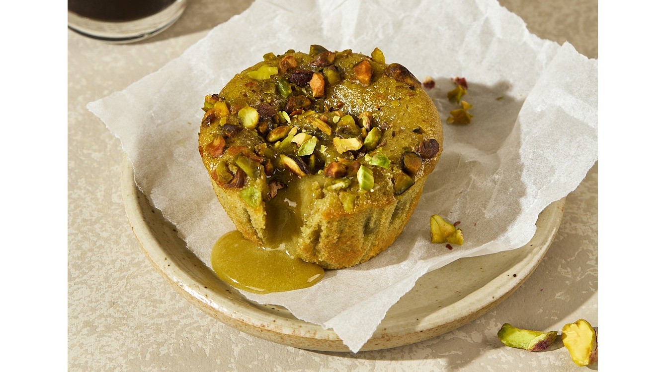 Fondant au coeur coulant pistache