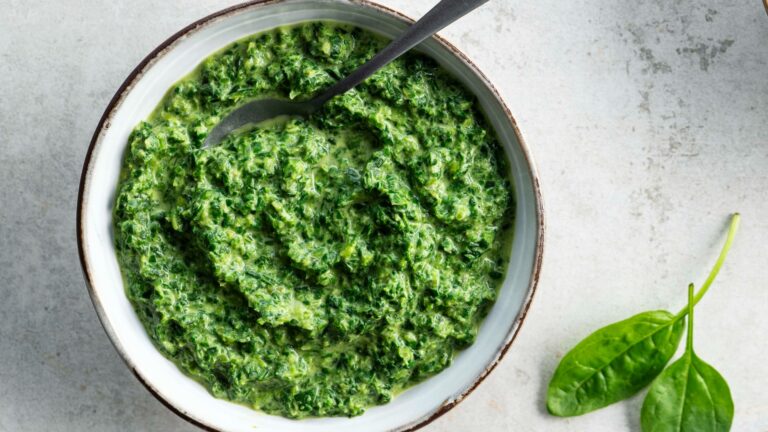 Épinards crémeux (vegan)