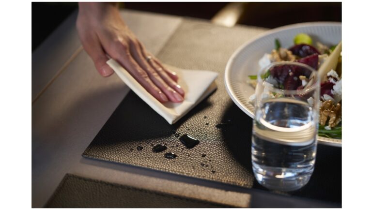 NIEUW: Faux leren placemats