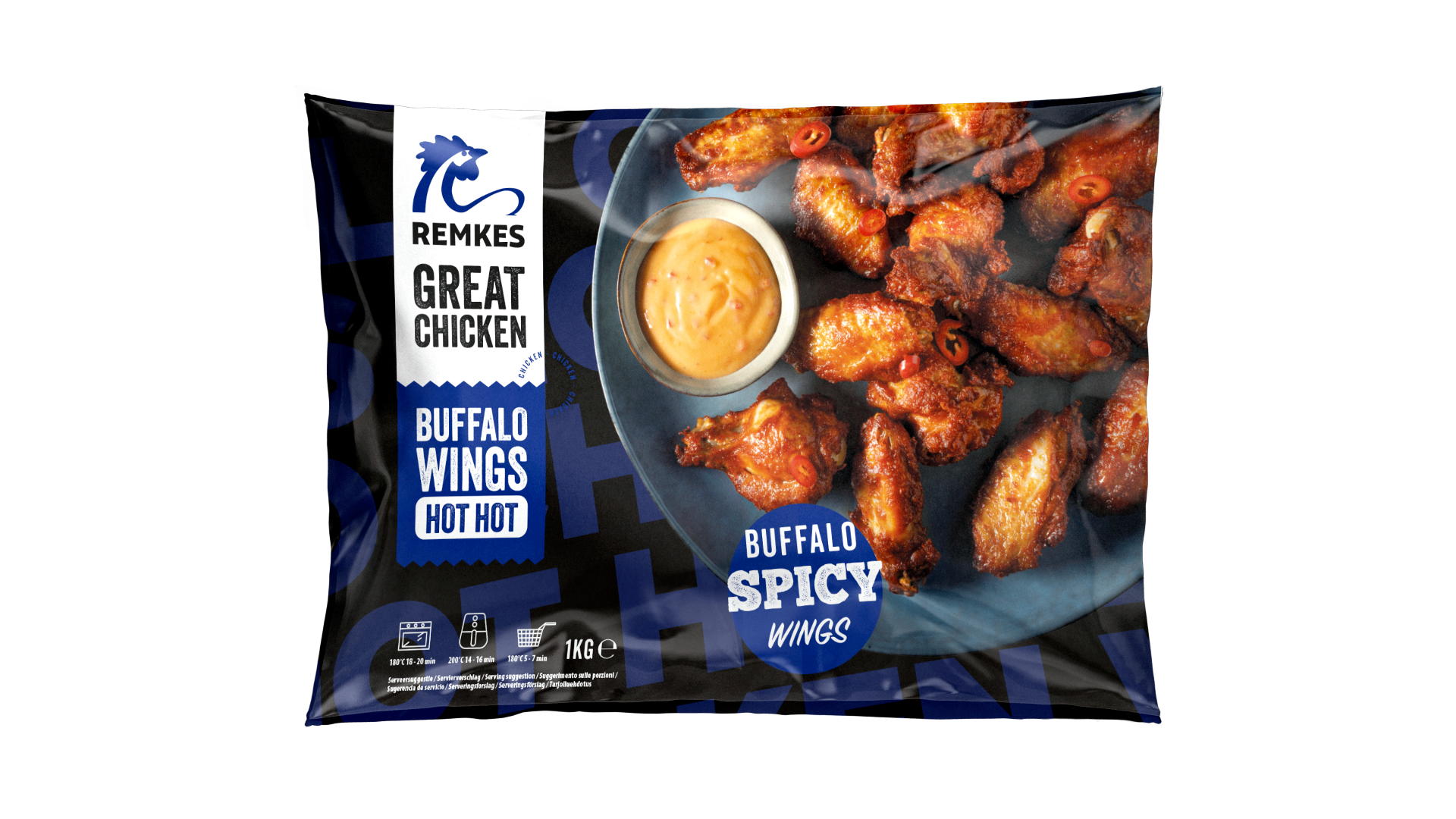 Buffalo Hot Hot Chicken Wings