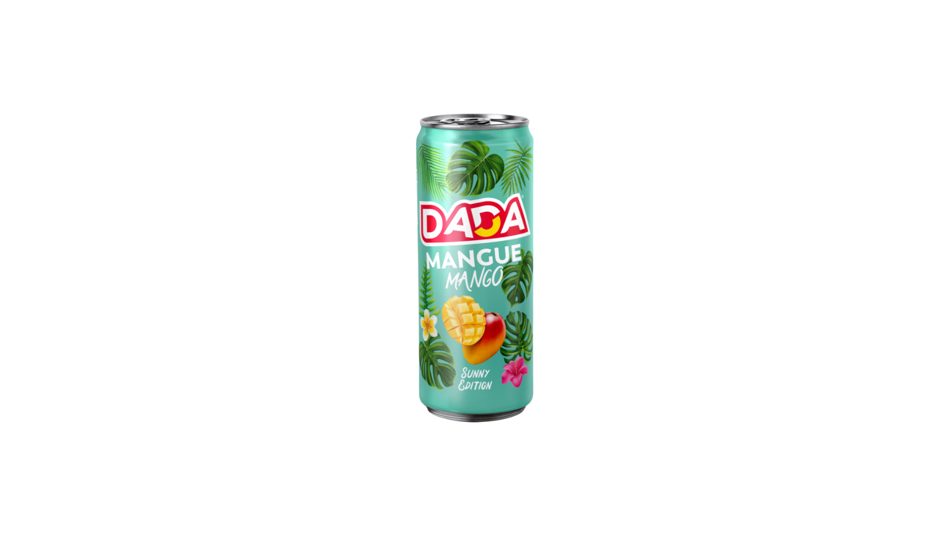 Eau pétillante aromatisée à la mangue.